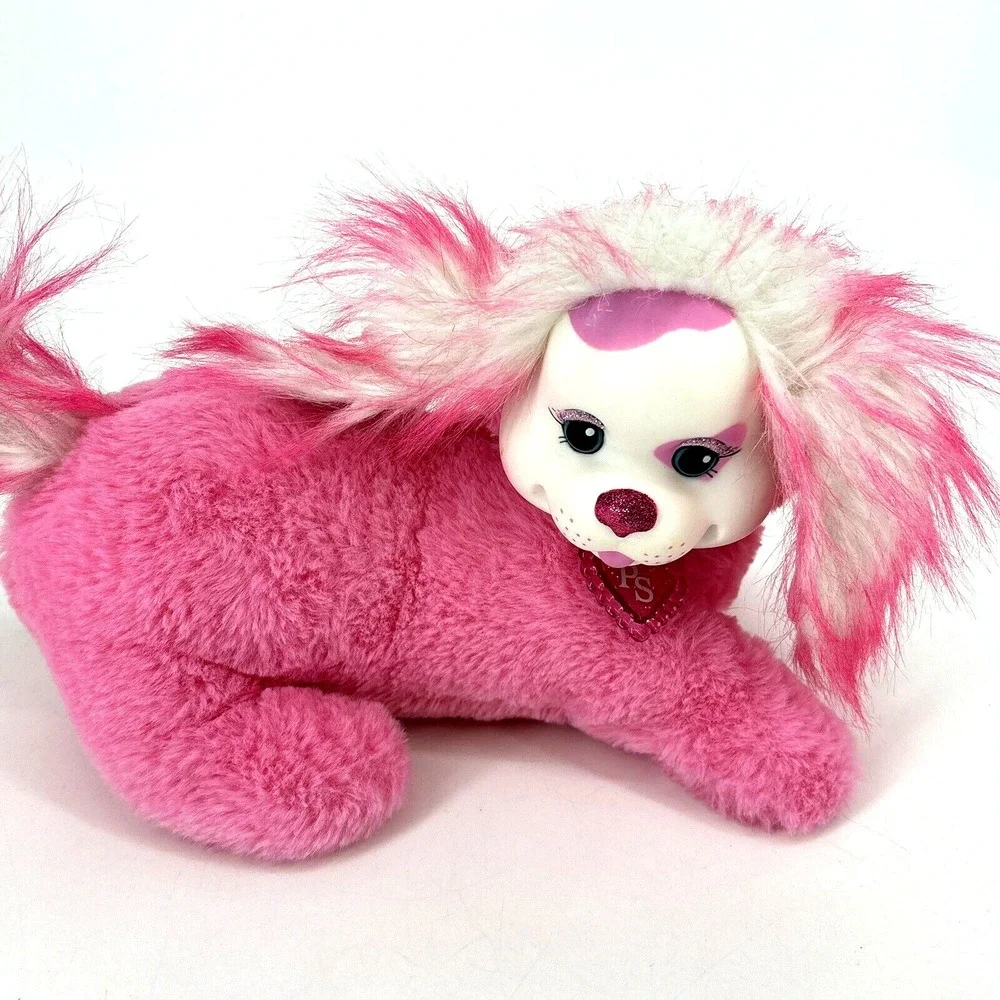 Pink Puppy Surprise 2017 With 2 Babies Puppies By Just Play‎ Dog Plush Animal